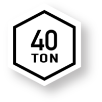 40 Ton Badge