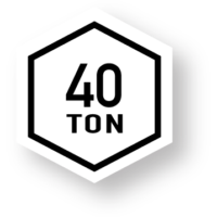 40 Ton Badge